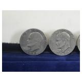 5 - Eisenhower One Dollar Coins - see description for more info