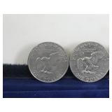 5 - Eisenhower One Dollar Coins - see description for more info