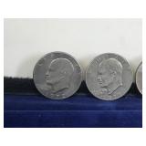 5 - Eisenhower One Dollar Coins - see description for more info