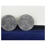 5 - Eisenhower One Dollar Coins - see description for more info