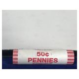 Roll of 50 Pennie’s - Dates on Both Ends are 2009