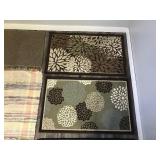 Lot of 7 Rugs - 5 Entry Way Rugs and 2 Hallway Rugs - smoke free