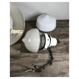 Lot of Vintage Hanging Lamps & More