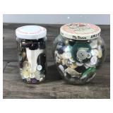 2 - Jars of Vintage Buttons