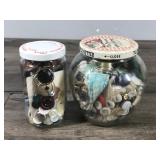 2 - Jars of Vintage Buttons