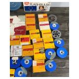 Lot of Movie Film - GE Flasbulbs - Fuji Film Comic Instant Film & More