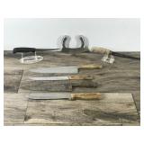 Lot of Fishing Fillet Knives, Steak Knives and More