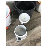 Lot of Enamel Ware and More
