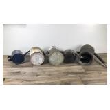 Lot of Vintage Oil & Gas Cans