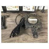 Lot of Vintage Cast Iron Trivets and More