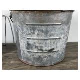 Lot of Vintage Galvanized Cans/Buckets & More