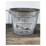 Lot of Vintage Galvanized Cans/Buckets & More