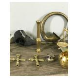 Lot of Collectible Brass Items and More