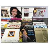 Lot of Collectible Music Vinyl Records - Elvis - Willie Nelson - Robert Dolan (signed cover) - Bill Cosby & Fat Albert & More