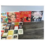 Lot of Collectible Music Vinyl Records & 8 Track Tapes - Mary Poppins - Lawrence Welk - Johnny Cash - Jerry Butler and More