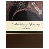 Signed, Framed & Numbered Les C. Kouba Print - “Darkhouse Spearing” - 1476/3000 AWAG