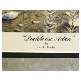 Framed, Signed & Numbered Les C. Kouba Print - “Darkhouse Action” - 3273/5000 AWAG