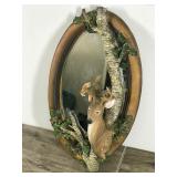 White Tail Buck 3D Wall Hanging Mirror