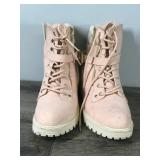 UGG Austria Shoulder Strap Bag & A Pair of GBG Los Angeles Pink High Boots Size 10M