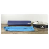 Jade Yoga Mat with Storage Bag & Adidas Weight Lifting Belt
