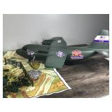 Lot of Military Toys - Army Soldiers Figurines - Large C-130 - Military Jets, Trucks, Helicopters, Battlefield Play Mar and More