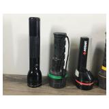 Lot of 9 Flashlights