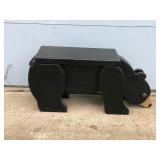 Wooden Bear Bench