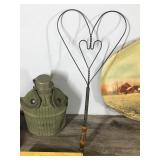 Lot of Collectibles & More - Cigar Boxes - Military Items - Signed Cap by Larry Weishuhn - Rug Beater - Jon E Hand Warmer - Lead Shot Bags (No lead inside) and More