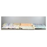 Lot of 7 Woven Rugs - 4 of the Still have the tags on them - Smoke Free