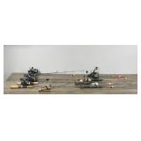 Lot of 9 Ice Fishing Rods and Reels