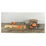 5 - Ice Fishing Tip Ups - Small Stool - Ice Scoop & Ice Boot Cleats