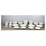 20 Piece Bowman Pottery Dish Ware Set - Fairfax, Vermont USA