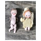 2 - Vintage Bisque Dolls - One Had Markings 661 Germany