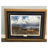 Framed, Signed and Numbered Print by Jim Hansel - “Autumn Snows” - 1693/4980