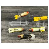 Lot of 5 Collectible Whopper Stopper Fishing Lures