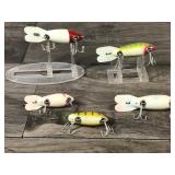 Lot of 5 Collectible Bomber Fishing Lures