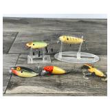 Lot of 5 True Temper Shad Fishing Lures