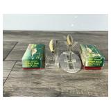 2 - Collectible True Temper Speed Shad & Crippled Shad Fishing Lures with Boxes