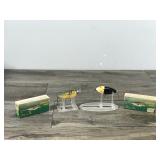 2 - Collectible True Temper Crippled Shad Fishing Lures with Boxes