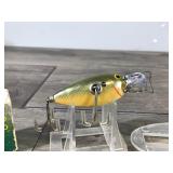 2 - Collectible True Temper Crippled Shad Fishing Lures with Boxes