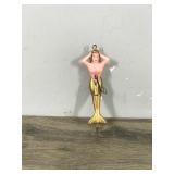 Vintage Stream-Eze Virgin Mermaid Novelty Lure, Gold Color