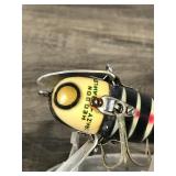 4 - Collectible Heddon Fishing Lures - Pumpkin Seed - Crazy Crawler - Baby Torpedo - Tiny Spook