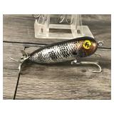 4 - Collectible Heddon Fishing Lures - Pumpkin Seed - Crazy Crawler - Baby Torpedo - Tiny Spook