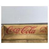 Vintage Wooden Yellow Coca Cola Crate - Chattanooga 1966