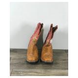 Tony Lama Lucky Star Cow Girl Boots - Size 8.5 B