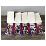 5 - Boxes of Collectible Beatles the Band Trading Cards  - All Single Cards in the Boxes - see pictures