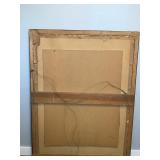 Large Framed Picture - Not Sure who is in the Picture