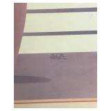 Framed Picture of a Lilly Flower in a Vase