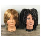 2 - Burmax Mannequins Tammie and Keke - Training Mannequins for Hair Stylists