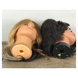 2 - Burmax Mannequins Tammie and Keke - Training Mannequins for Hair Stylists